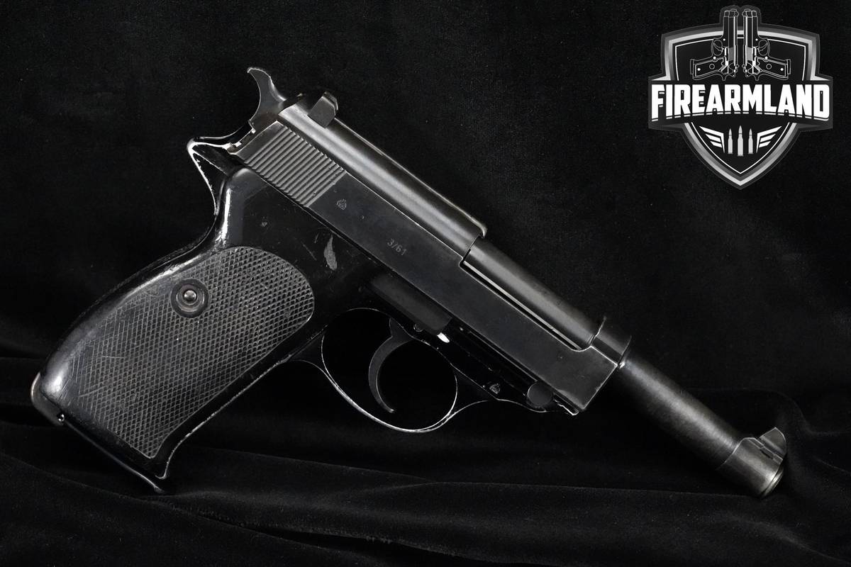 COLD WAR 1961 Walther P1 9mm 4.9" Blued Walther P38 P-38