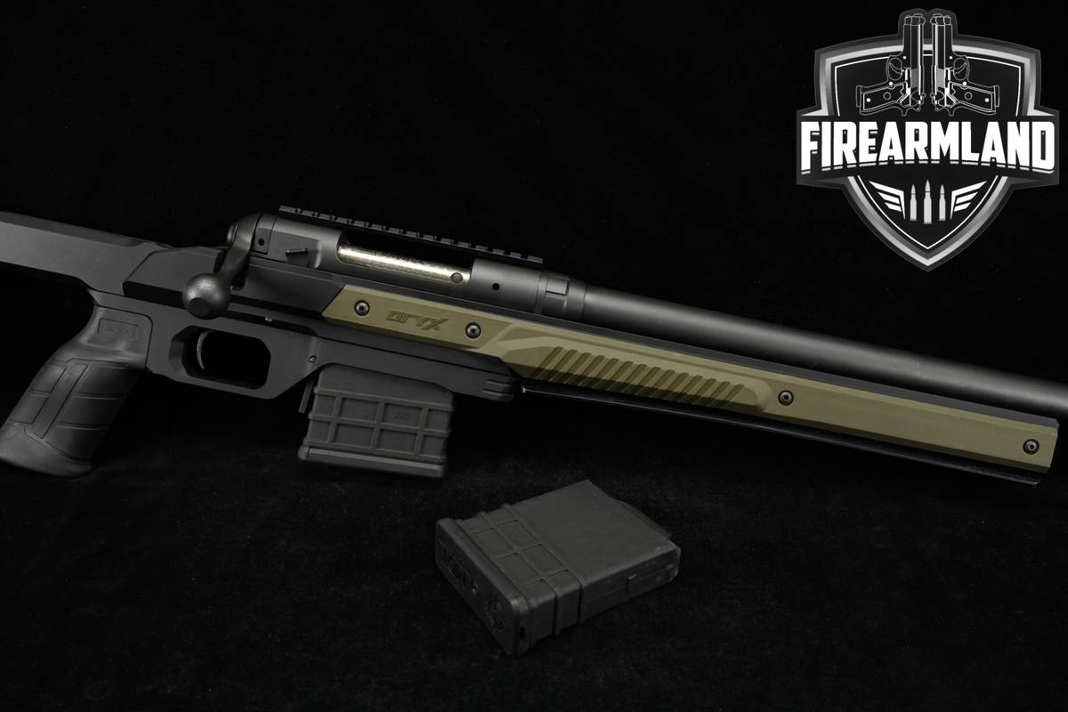 Savage Arms Model 12 223 Rem 26 Black & OD Green MDT ORYX CHASSIS +2 MAGS