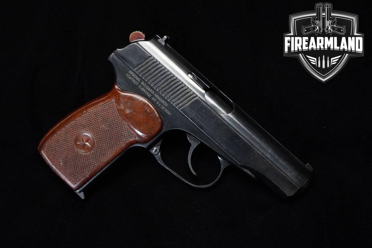 Arsenal Makarov 9x18mm Makarov 3.7" Blued Arsenal Circle 10 +3 MAGS