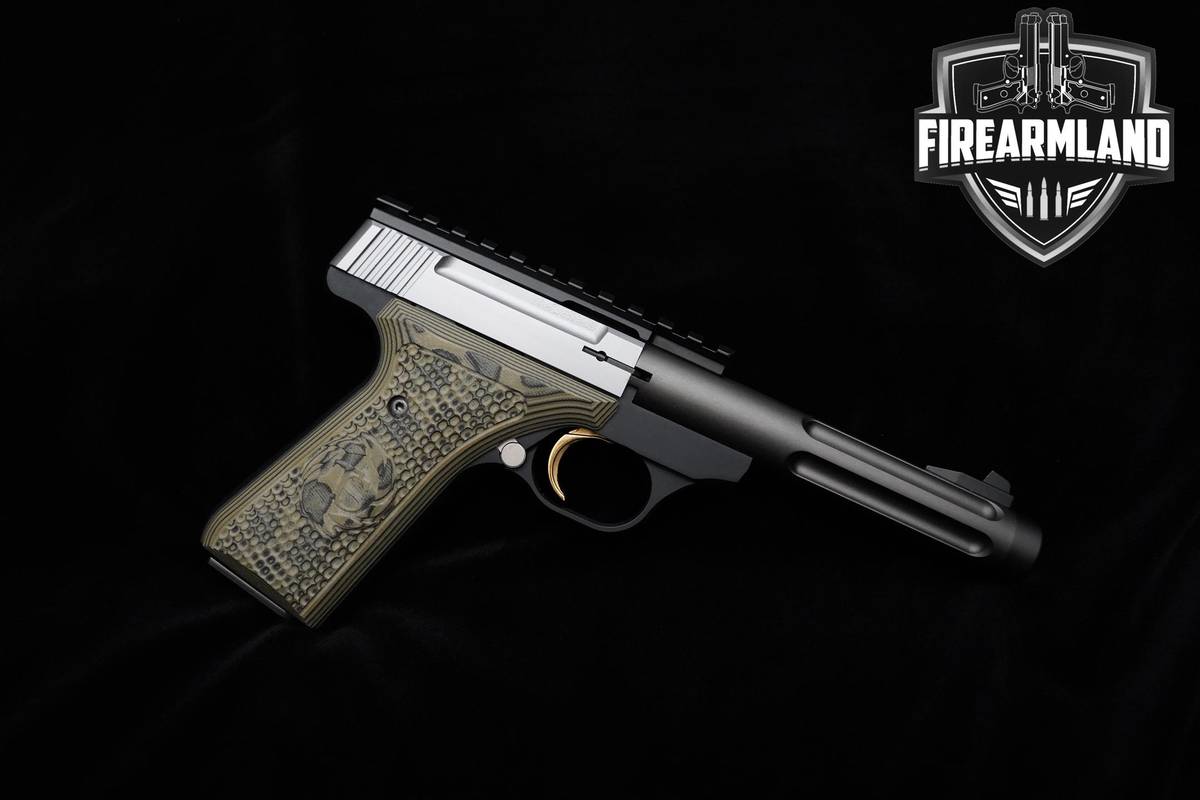 Browning Buck Mark Camper SS UFX 5.5" Two-Tone Pistol Fluted +2 MAGS