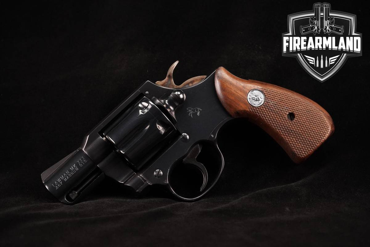 VINTAGE! 1975 Colt Lawman Mk III 357-Magnum 2" Blued