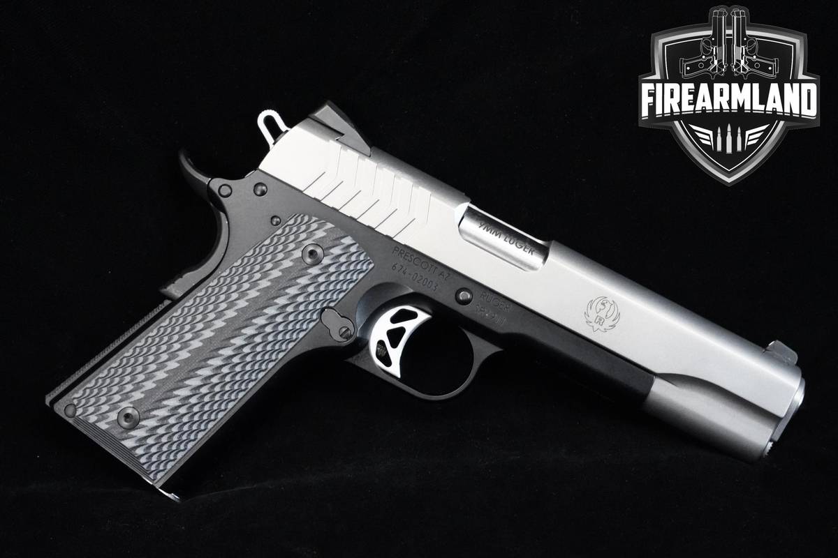 Ruger SR1911 9mm 1911 Two-Tone Ruger-SR1911 1911 SR-1911 +HOLSTER