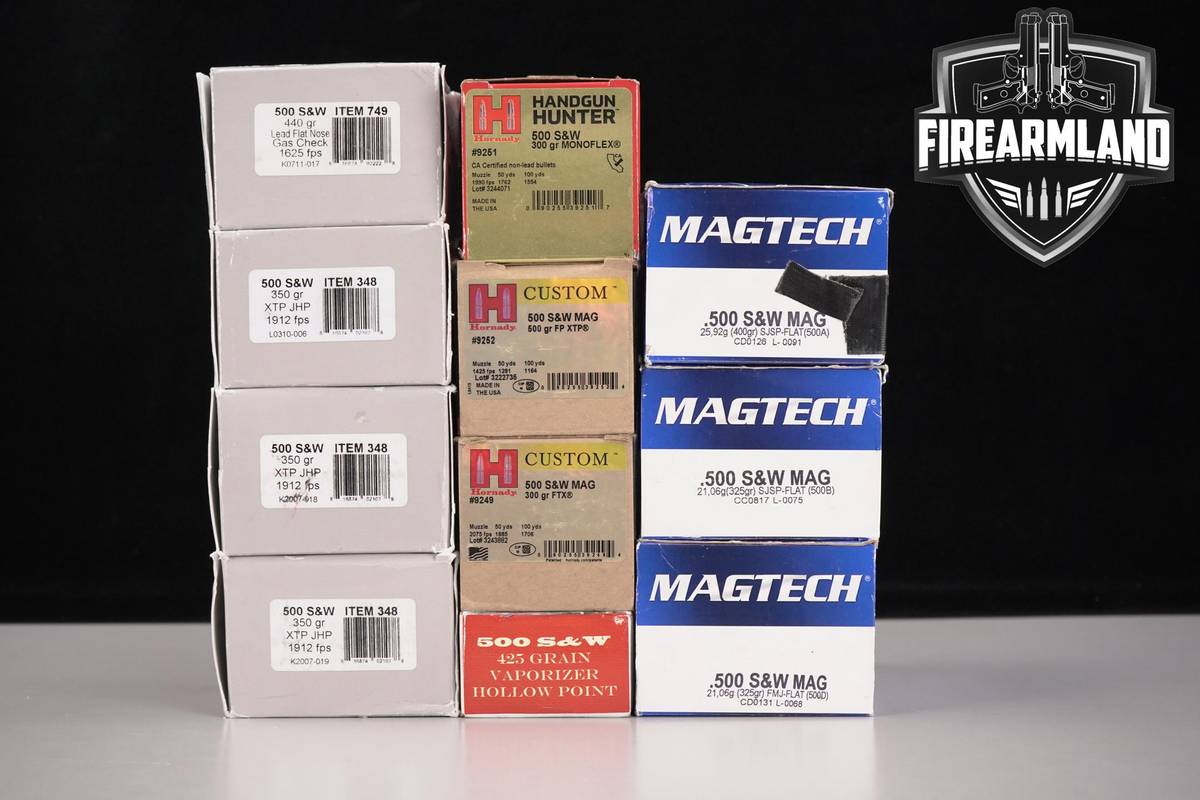 220 RDS! 500 S&W Mag Magnum Ammo