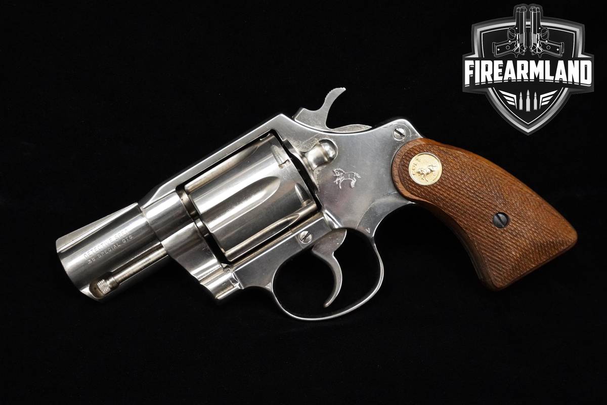 1976 Colt Detective Special 38-Special 2" Nickel Colt Detective-Special