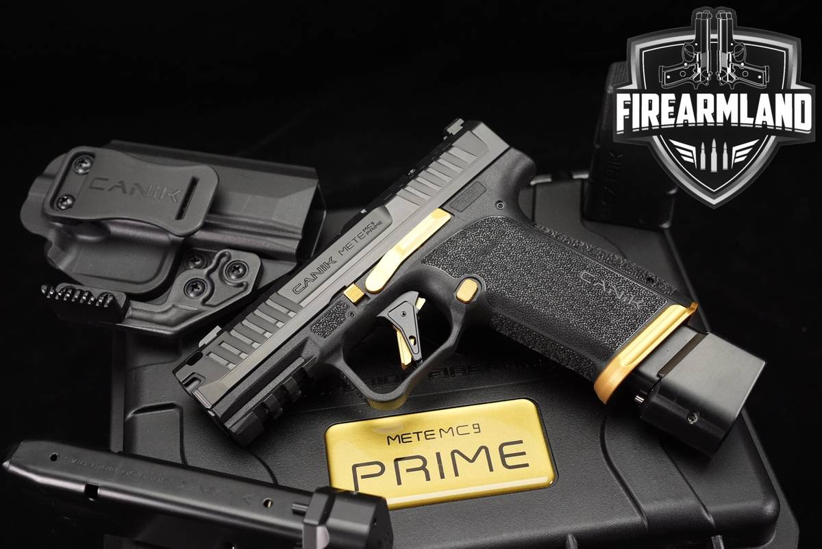 Canik METE MC9 Prime 9mm OR 3.64" PORT MC-9 +2 MAGS, ORIG CASE & HOLSTER