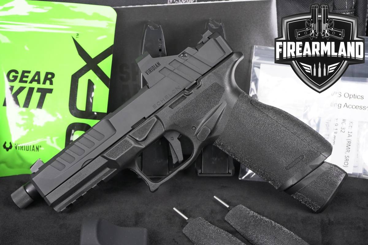 Springfield Armory Echelon 9mm 5.25 THREADED +3 MAGS, CASE, RFX11 OPTICS