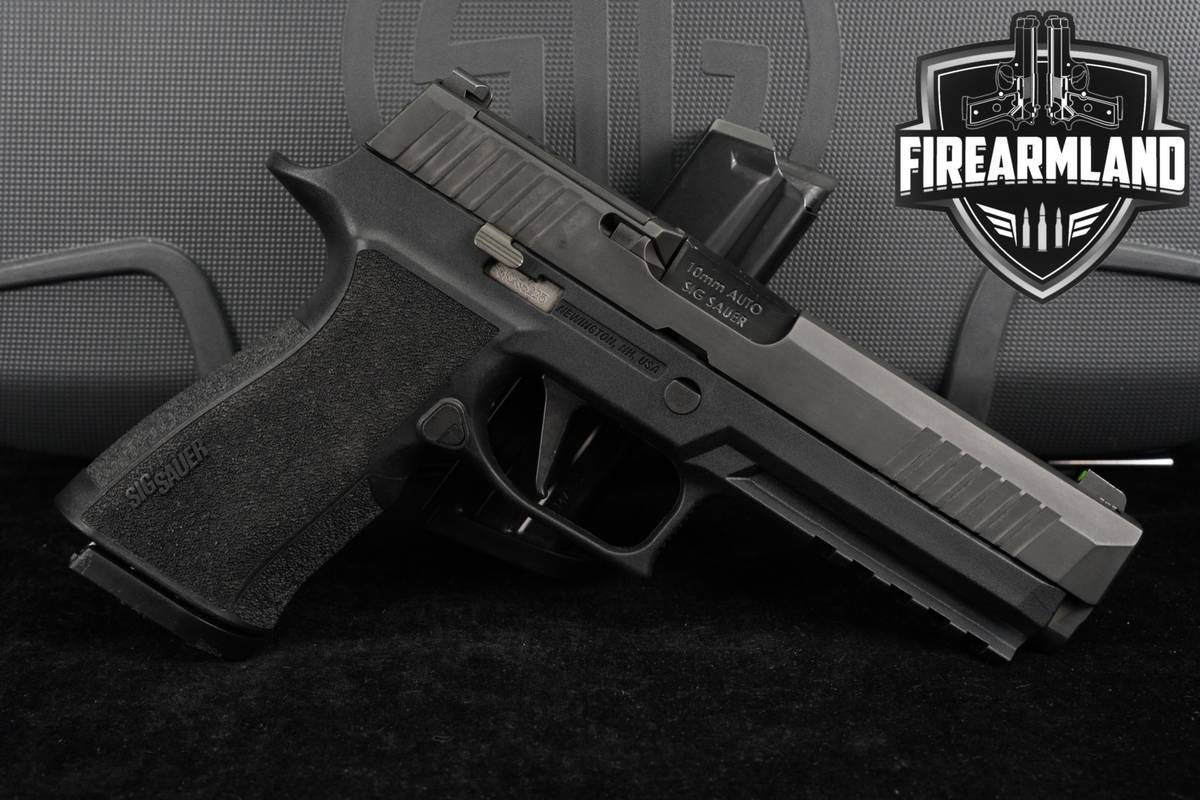 Sig Sauer P320-XTEN X-Series 10mm Optics-Ready P 320 Ten +2 MAGS, ORIG CASE