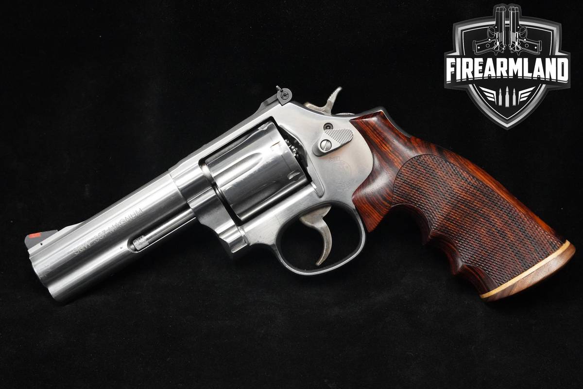 Smith & Wesson S&W 686-6 Plus 357 Magnum Silver S&W-686-6 Plus 686+ DA/SA