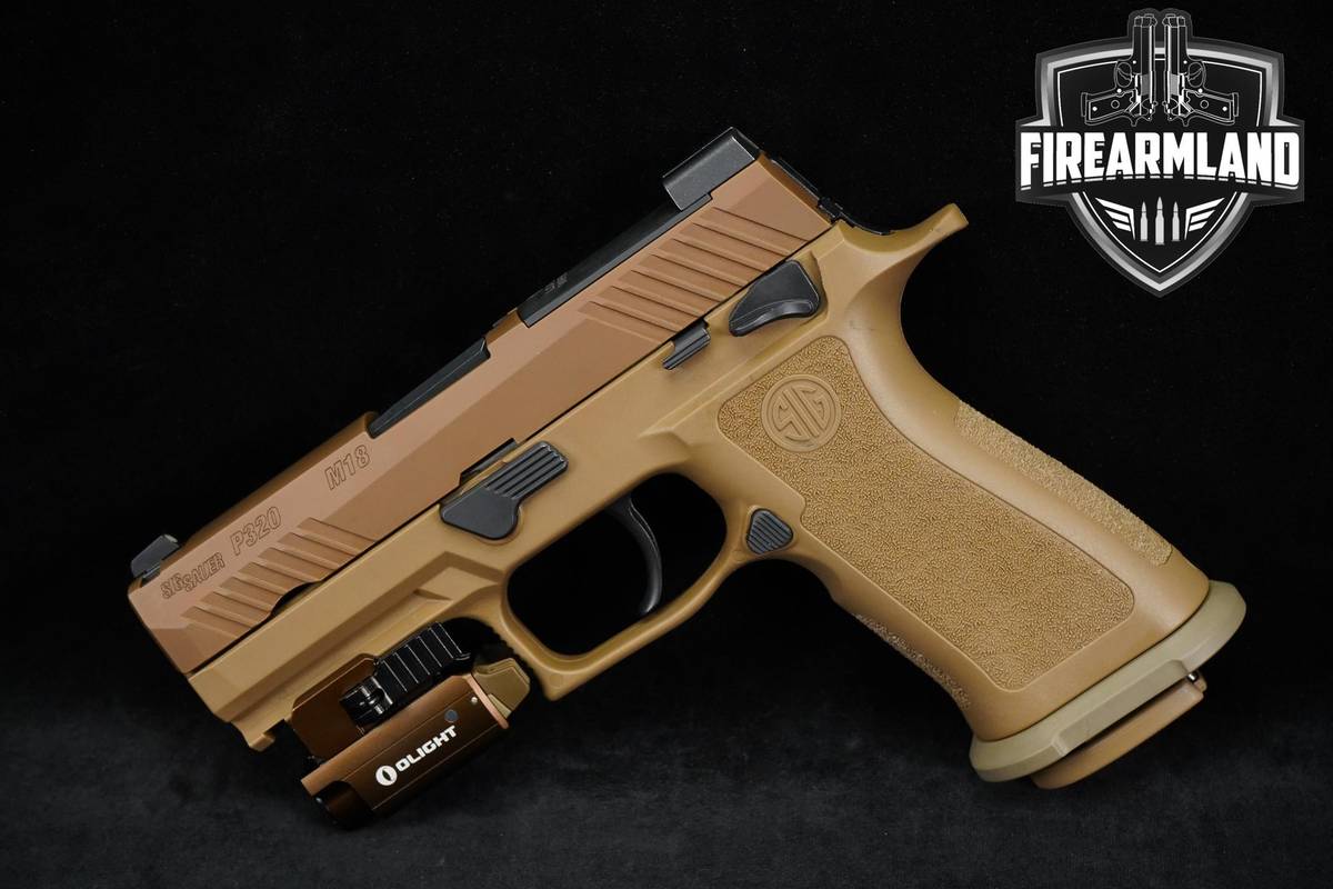 Sig Sauer P320 M18 MS 9mm 3.9" P 320 M 18 +ORIG CASE & OLIGHT PL-MINI 2