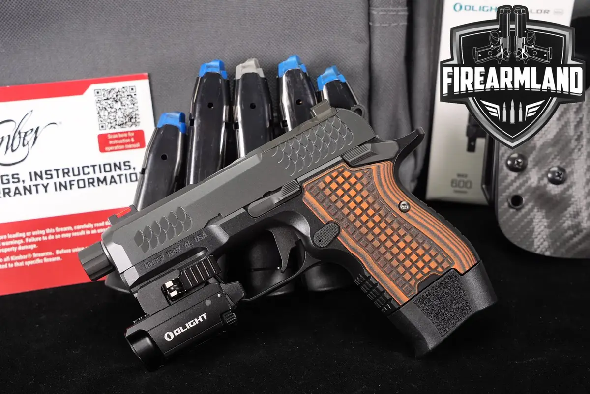 Kimber CDS9 OR RL TFS 9mm 3.6" THREADED CDS-9 +6 MAGS, OLIGHT