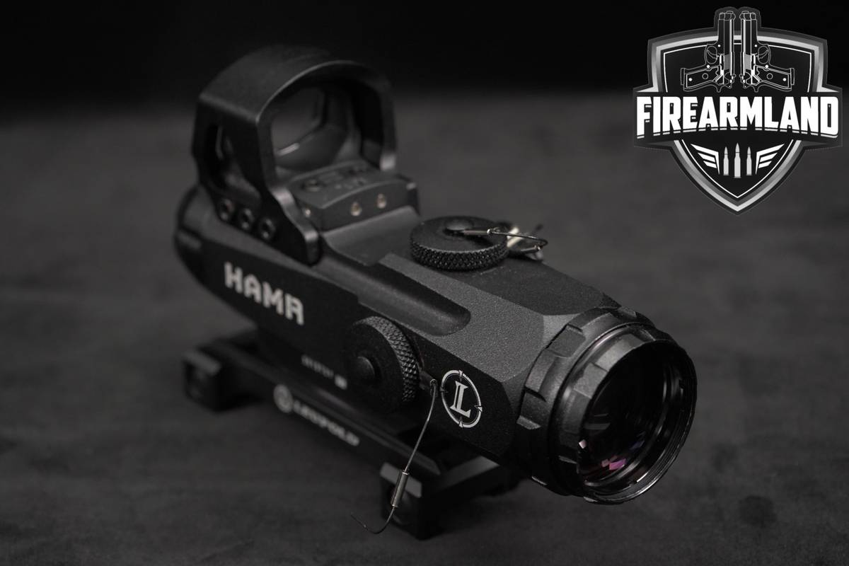 Leupold HAMR with Deltapoint Piggyback CMR2 Reticle Illuminated 4x