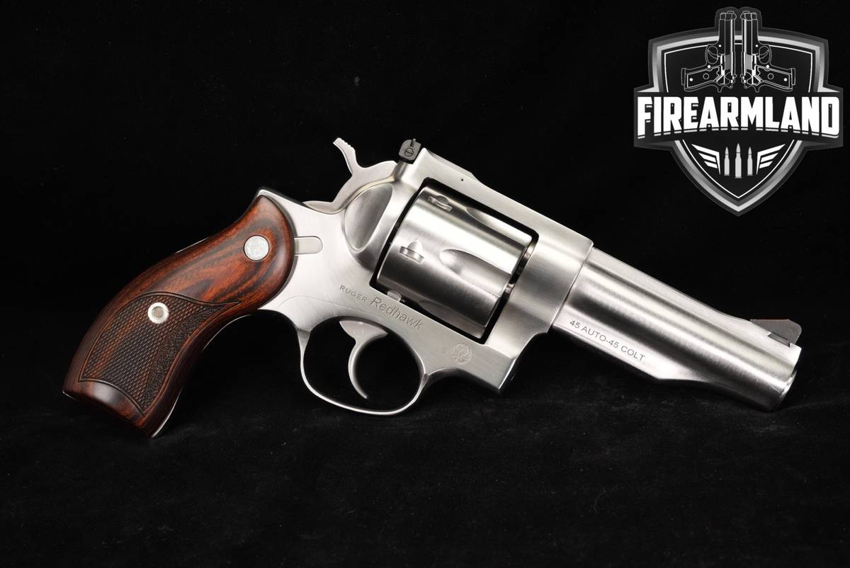Ruger Redhawk 45 Auto/45 Colt 4.2" Satin Stainless DA/SA