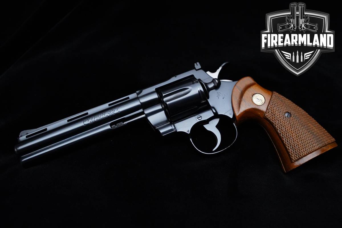 1983 Colt Python 357 Magnum 6" Blued Python Colt +ORIG BOX