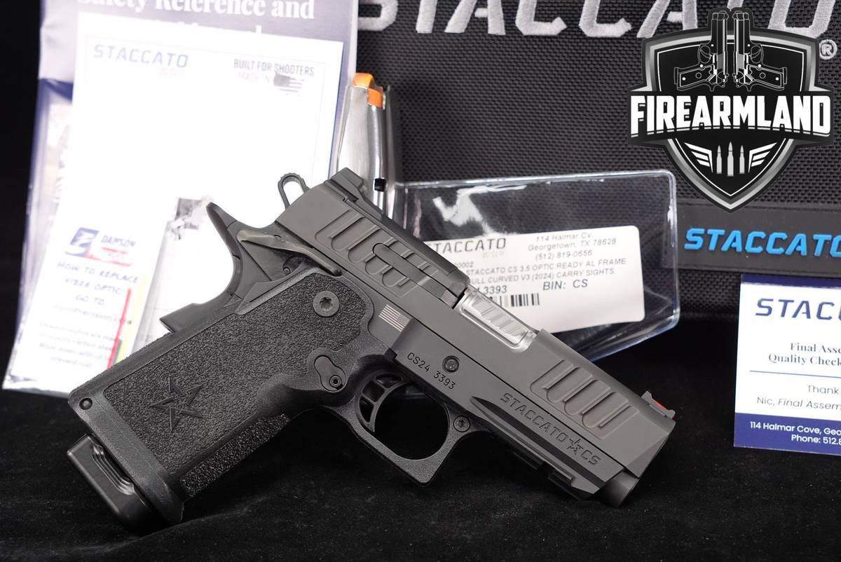 Staccato CS V3 9mm Optics-Ready 3.5 STI 1911 2011 +2 MAGS & ORIG CASE