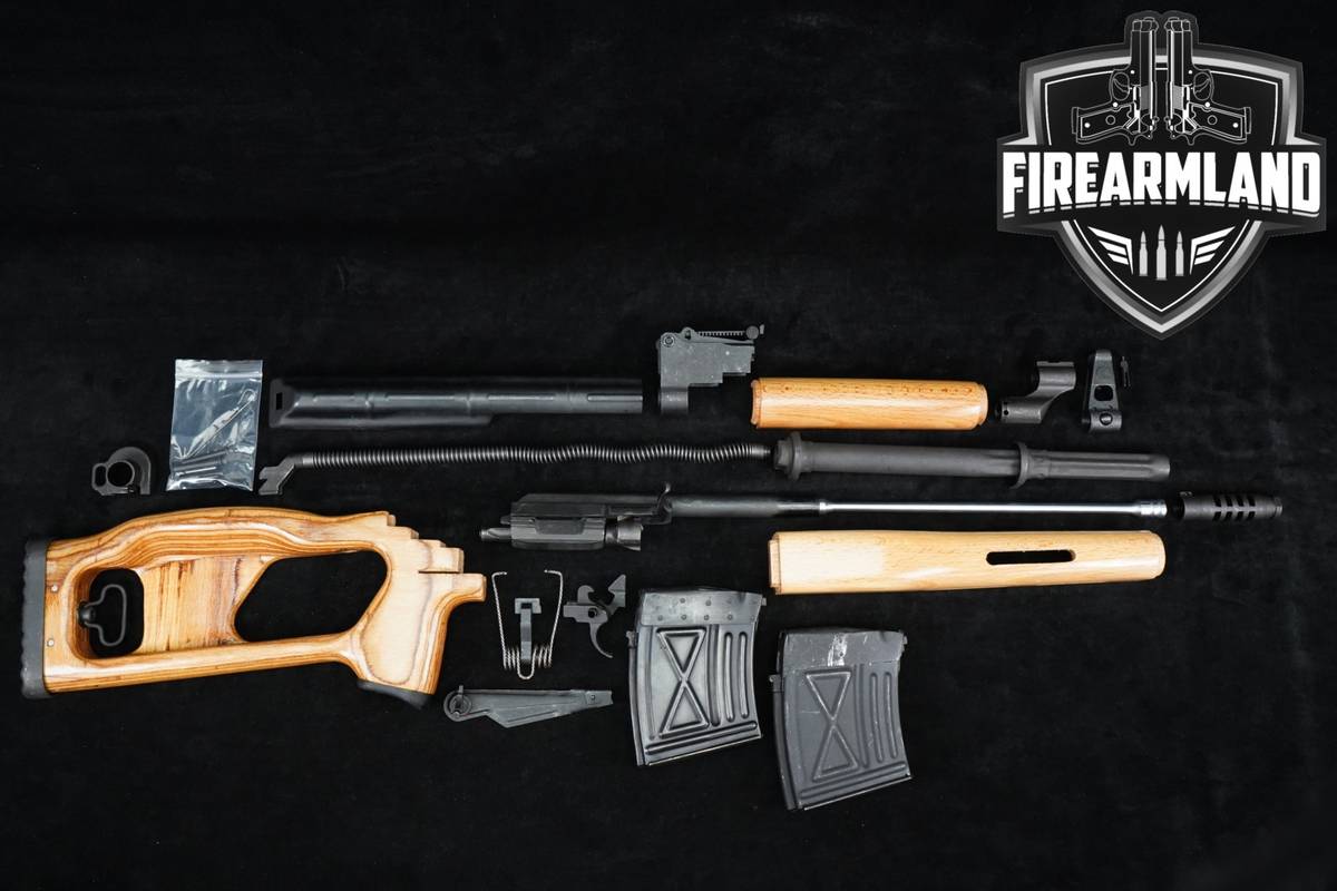 PARTS KIT! Cugir PSL-54C 7.62x54R Black & Beech