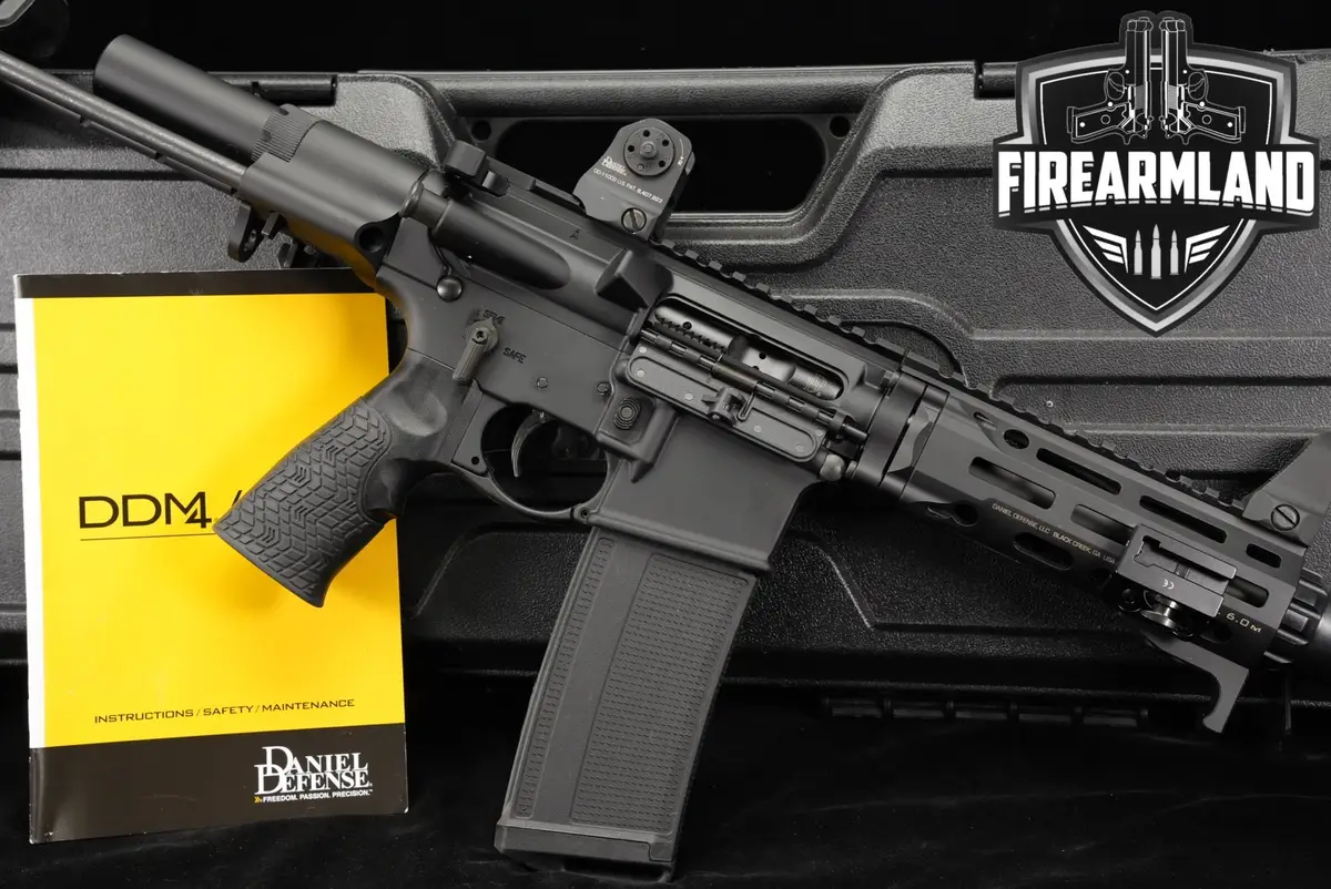Daniel Defense DDM4 PDW 300 Blackout AR-15 AR15 7" BRACE +ORIG CASE