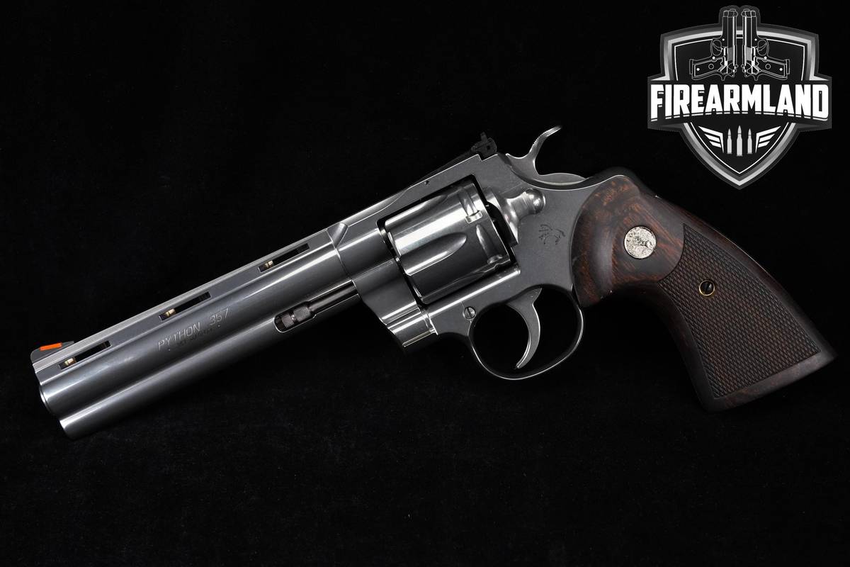 2020-2025 Colt Python 357 Magnum 6" Satin Stainless +ORIG CASE