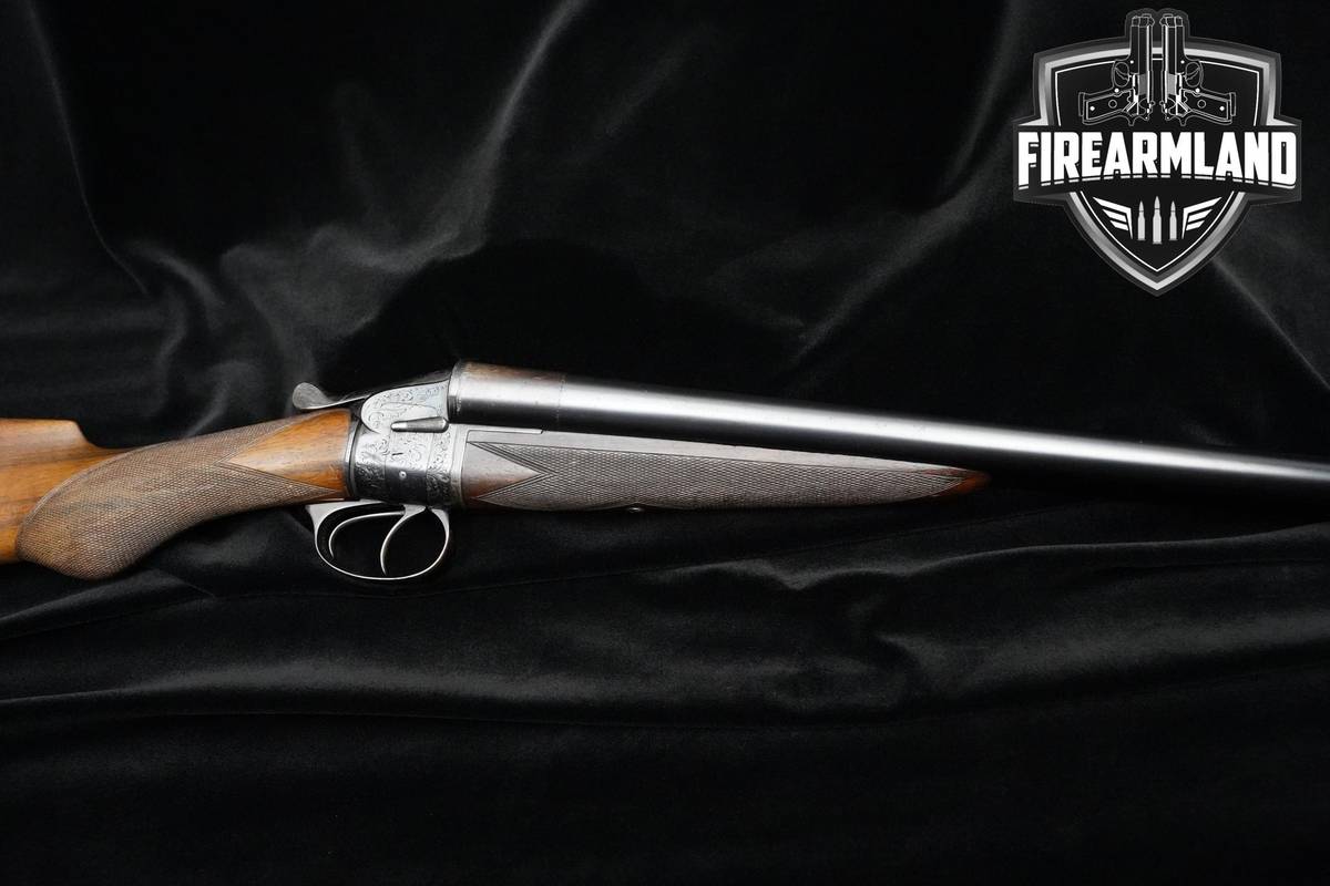 Antique C&R Darne 1892 Hammerless Rotary SxS 20-Gauge French Shotgun Darne 