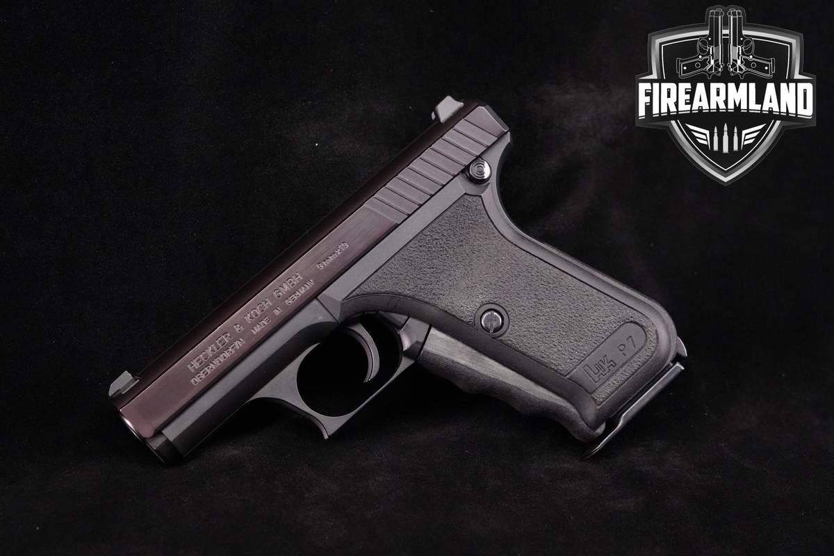 Heckler & Koch P7 PSP 9mm 4.1" Plum Blued +ORIG BOX & HOLSTER