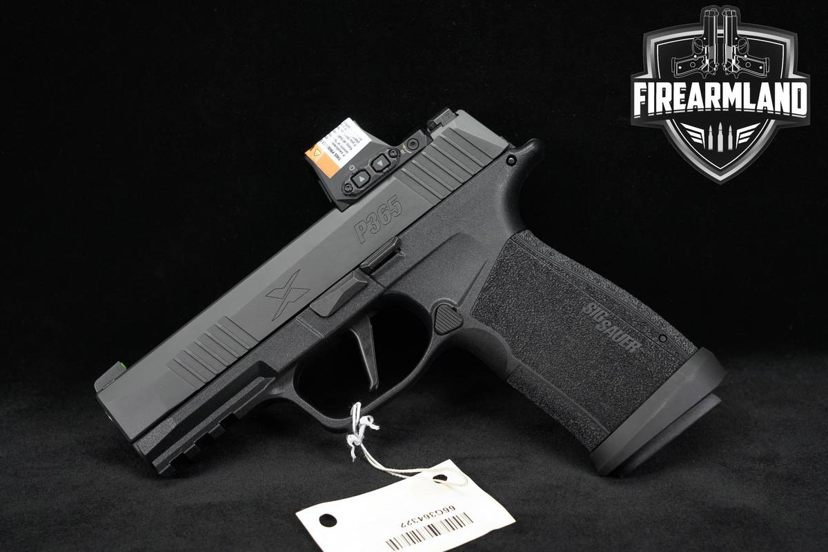 LNIB Sig Sauer P365-XMacro 9mm 3.7" P-365 Macro +3 MAGS, OG CASE & ROMEO-X