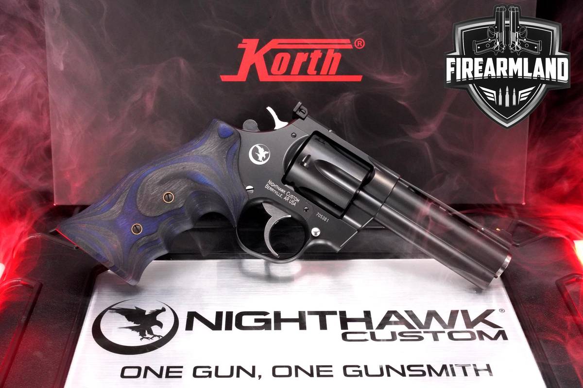 LNIB Nighthawk Custom Korth Mongoose NSC 357 Magnum 4" Nighthawk-Korth