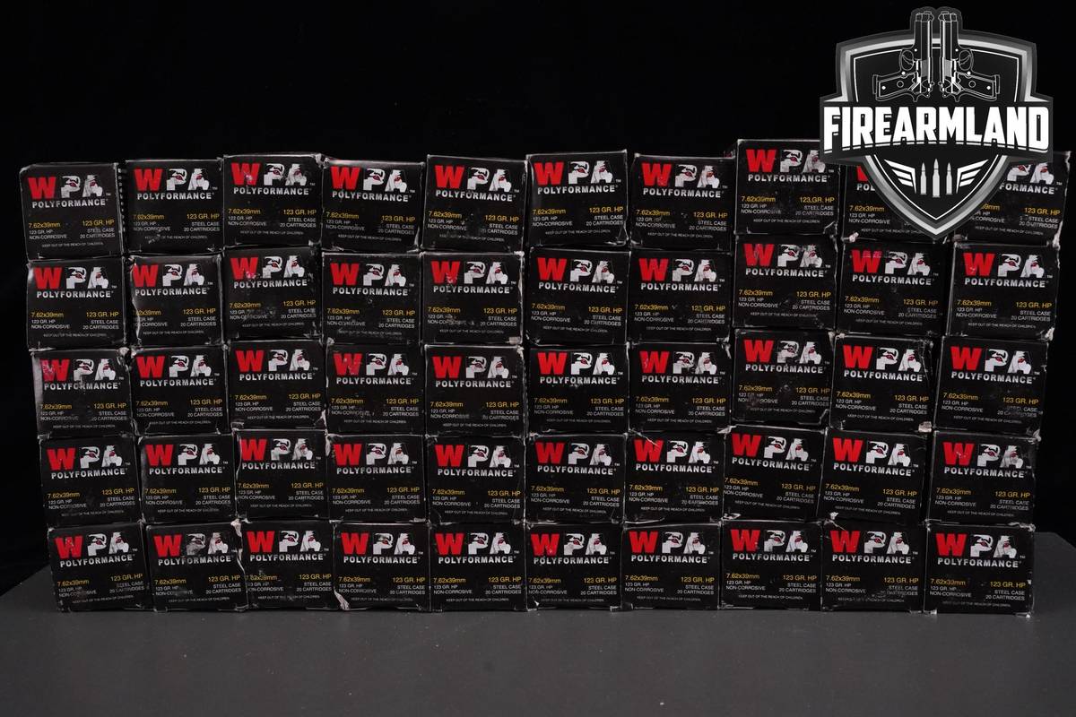 7.62x39 Ammo 7.62x39 Ammunition 1000 ROUNDS