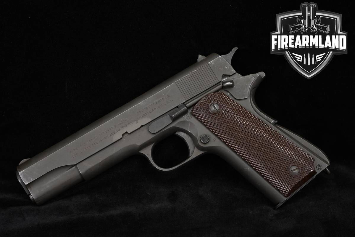 EARLY WWII! Colt M1911A1 U.S. Army 45-ACP 1911 5" Parkerized 1911A1 +2 MAGS