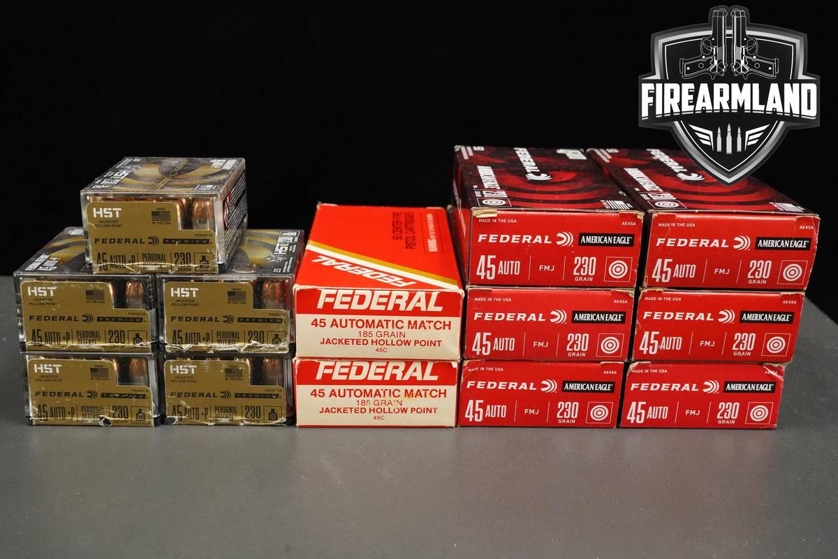 45 ACP Ammo 45-ACP Ammunition 500 ROUNDS