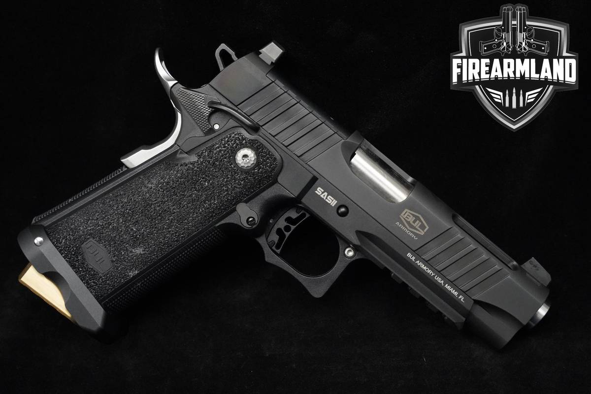 BUL Armory SASII TAC 4.25 9mm 2011 4.25" BUL-Armory 1911 4 MAGS & ORIG CASE