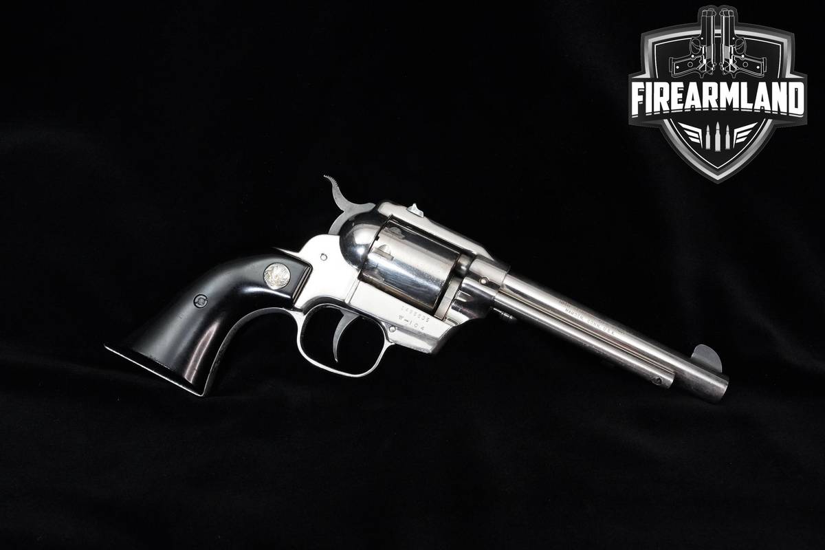 1971-1984 High Standard W-104 Double-Nine 22LR 5.5" NICKEL W-104 DA/SA