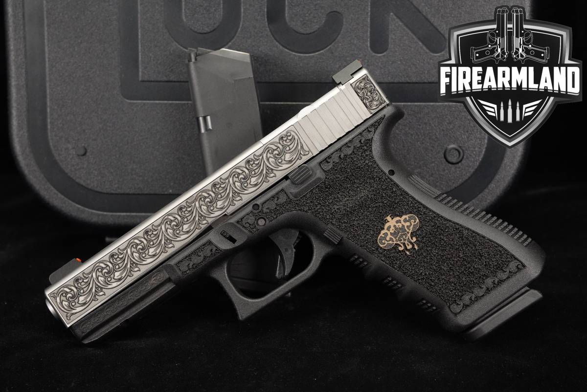 Glock 17 Gen3 G17 Gen 3 9mm 4.49 Stainless +2 MAGS, ORIG CASE