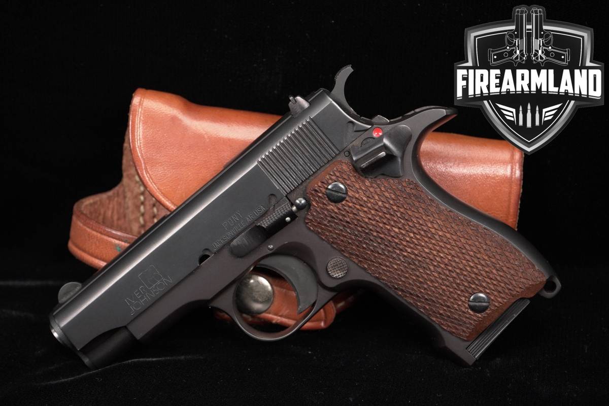 Iver Johnson Pony Model X300 380 ACP 3" Blued X 300 SAO +HOLSTER