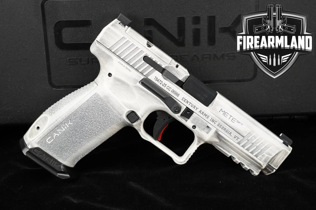 Canik METE SFT 9mm OR 4.47" Arctic Distressed +3 MAGS, ORIG CASE & HOLSTER