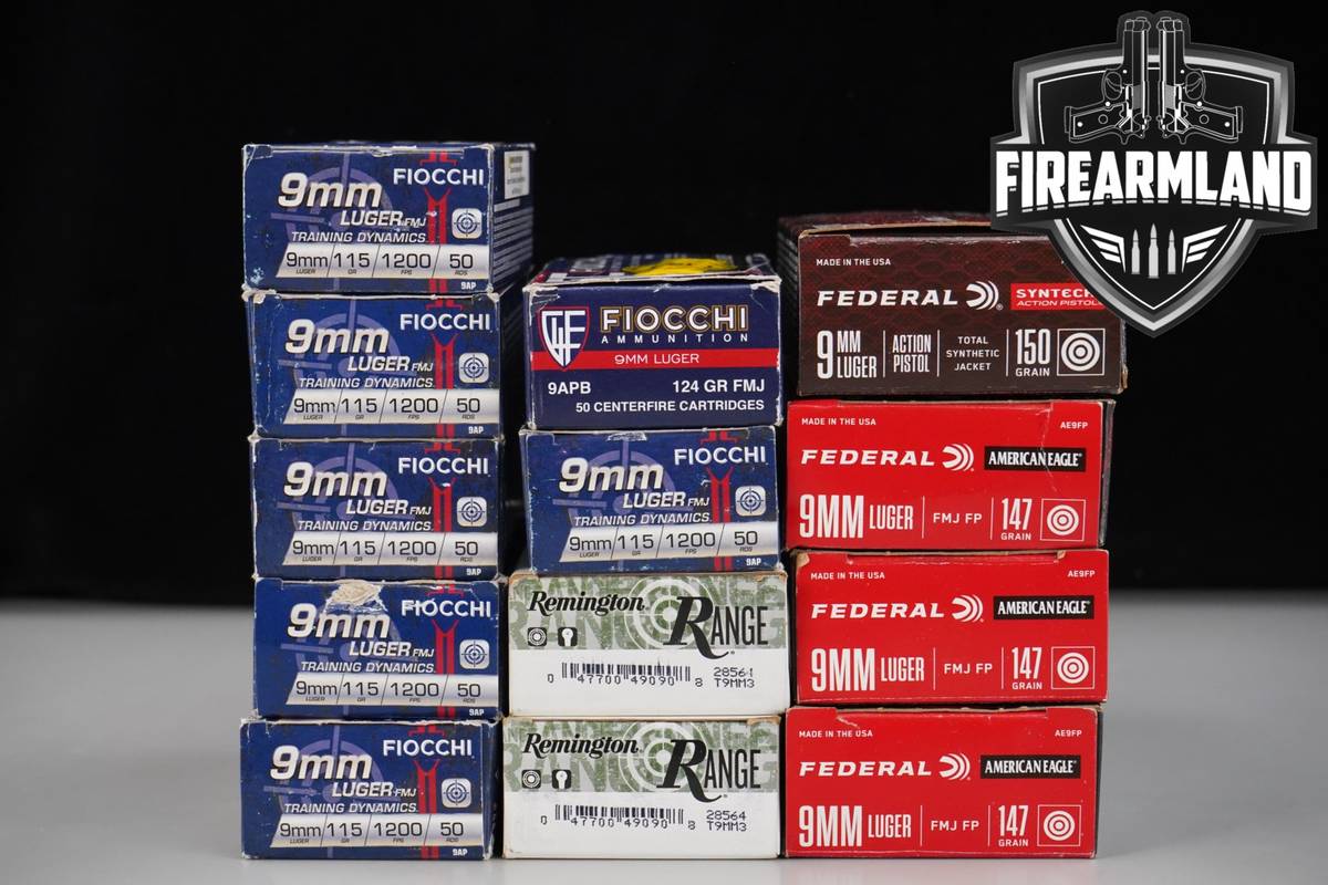 650 RDS! 9mm Ammo 9-mm