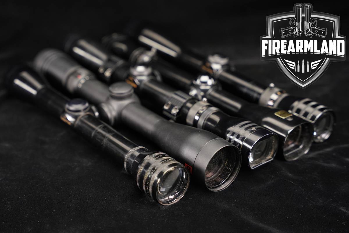 Redfield FIVE (5) Scope Lot Package Set Red Field Scopes