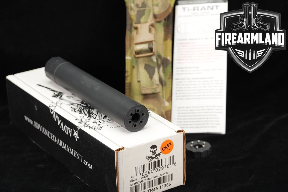 Advanced Armament Corp (AAC) Ti-RANT .45 ACP Suppressor