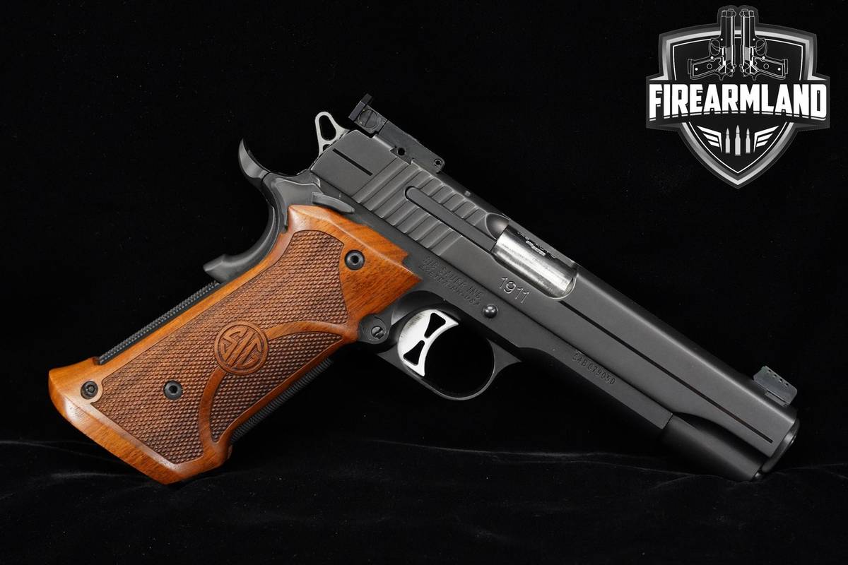 Sig Sauer 1911 Super Target 45 ACP 5" Match-Grade +2 MAGS & ORIG CASE
