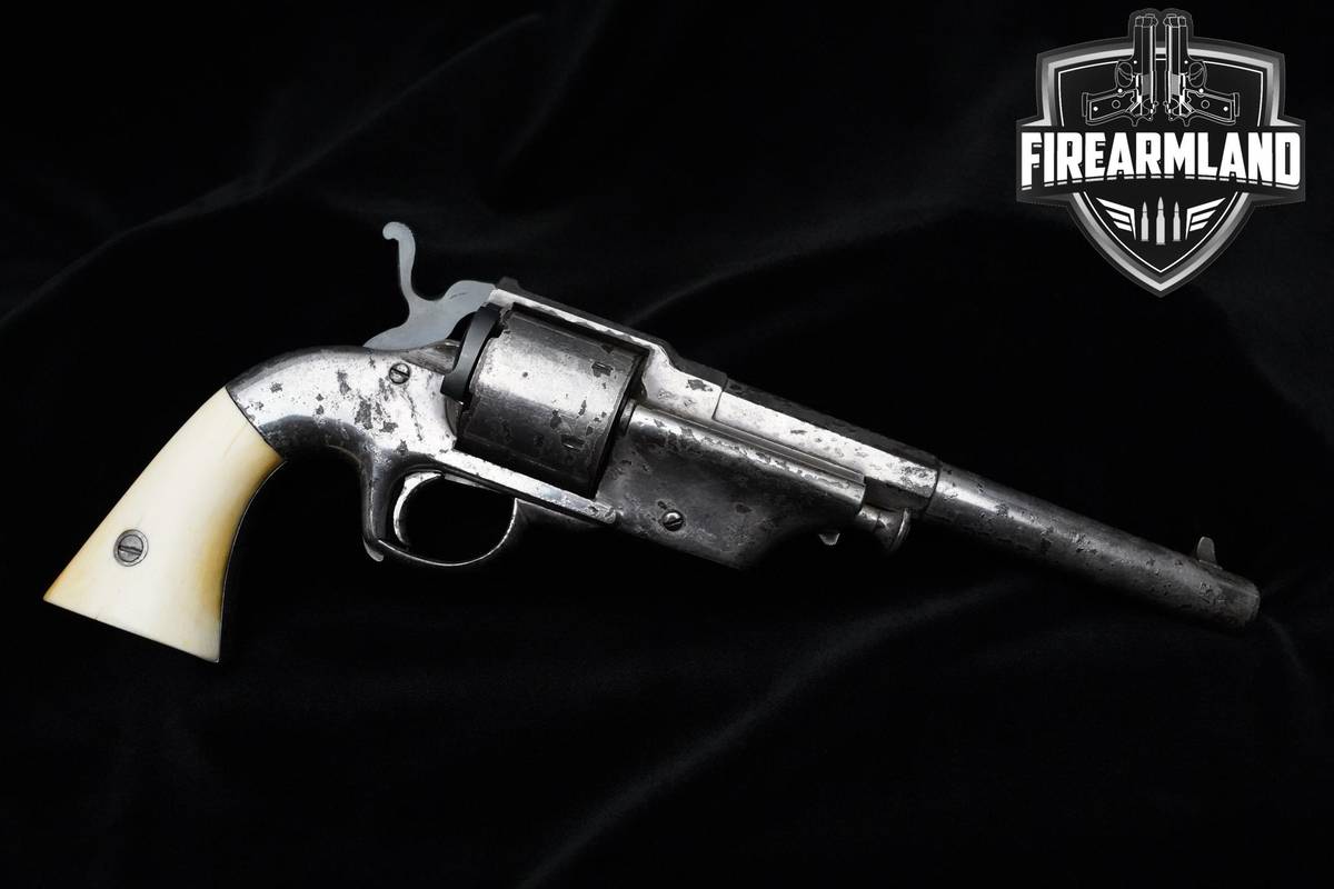 Allen & Wheelock Center Hammer Army Lipfire Early Model 44 GENUINE IVORY