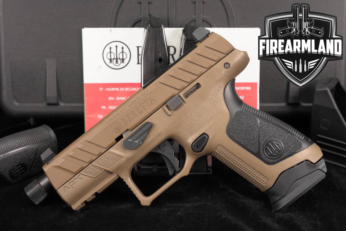 Beretta APX A1 Compact Tactical Optics-Ready 9mm APXA1 THREADED +3 MAGS