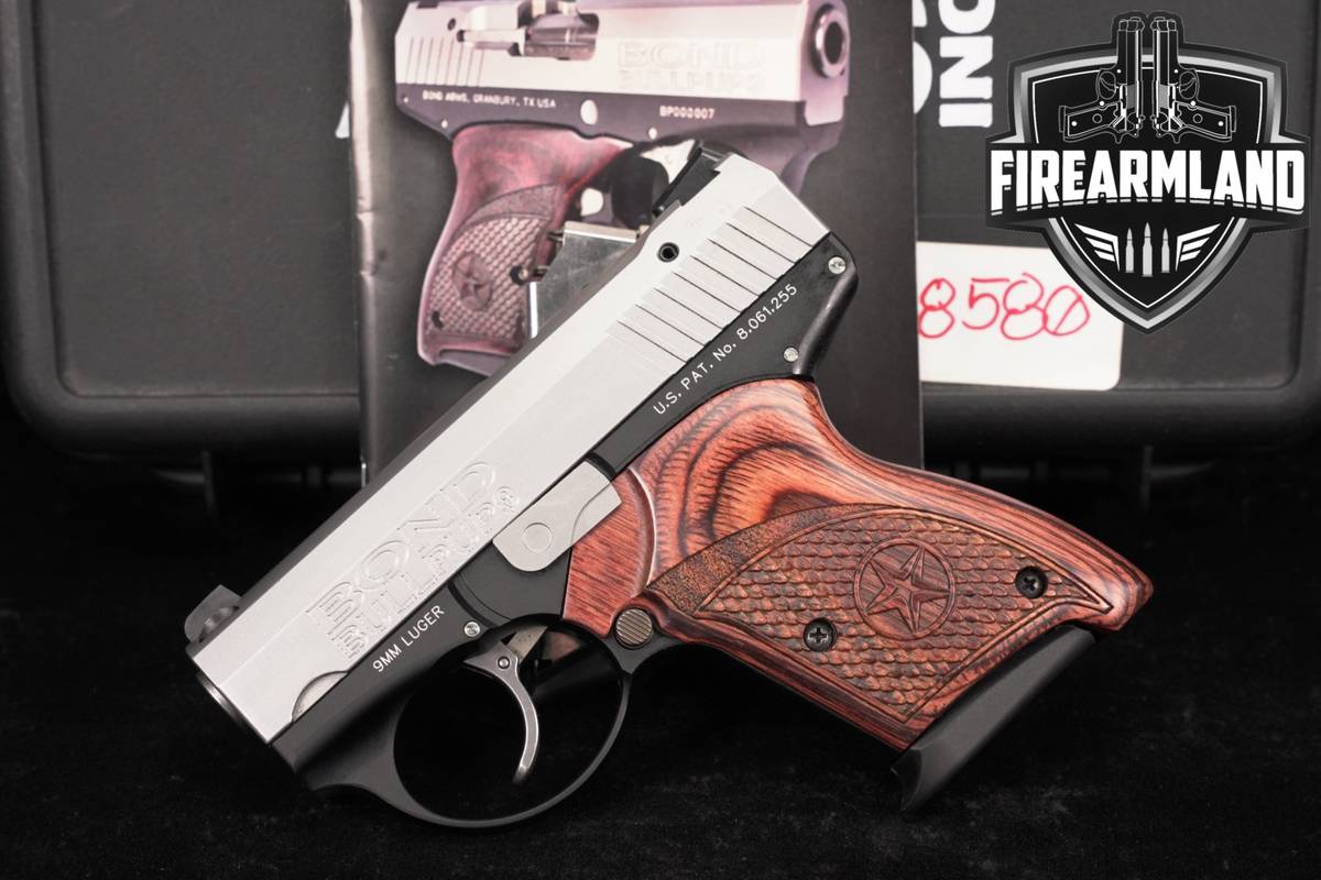 Bond Arms Bullpup9 9mm 3.35" Two-Tone Stainless +2 MAGS & ORIG CASE