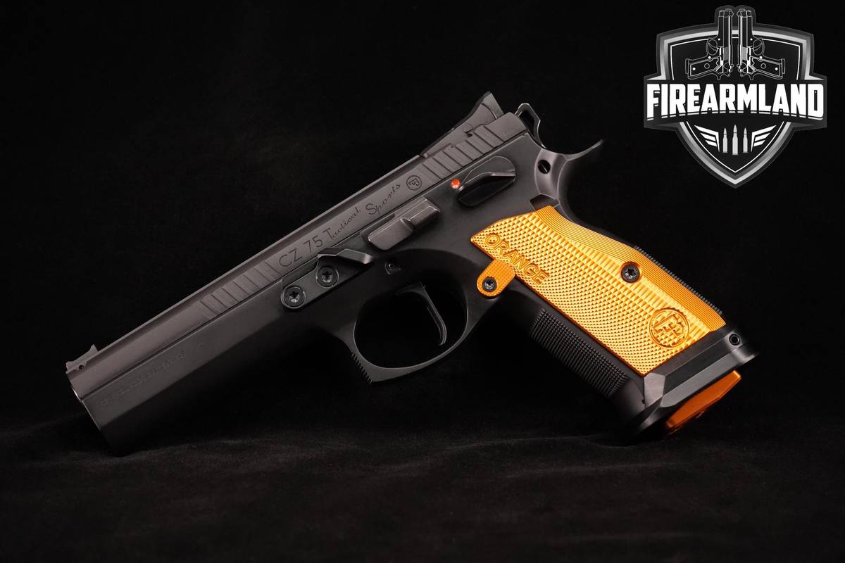 CZ 75 Tactical Sports Orange 9mm 5 TS +3 MAGS & ORIG CASE
