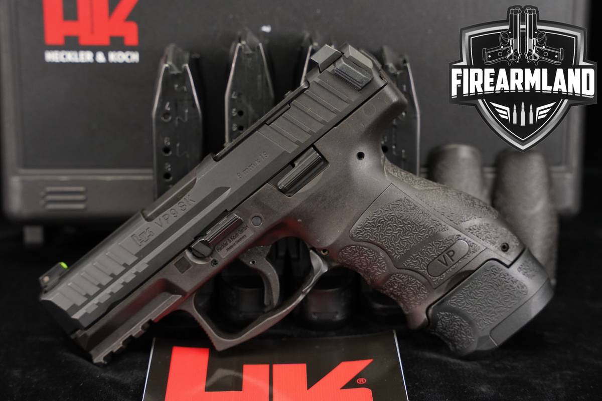Heckler & Koch VP9SK Optics-Ready 9mm H&K VP9 SK VP 9 +5 MAGS, ORIG CASE