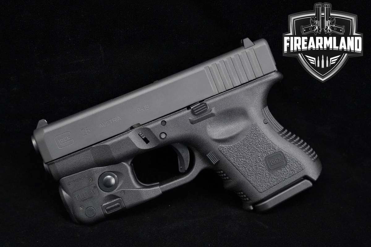 Glock 26 Gen3 9mm 3.4" Glock G26 Gen 3 G-26 Gen-3 +WEAPON LIGHT & 3 MAGS