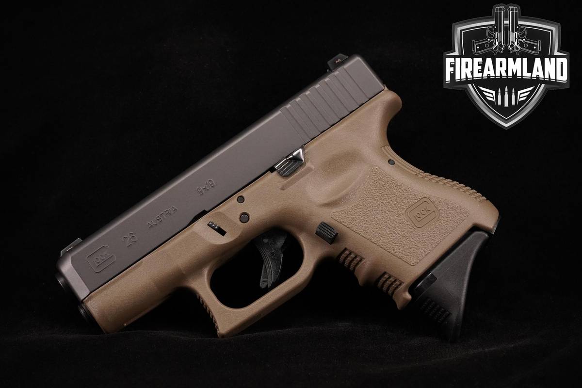 Glock 26 Gen 3 9mm 3.43" FDE G26 G-26 Gen3 +3 MAGS & ORIG CASE
