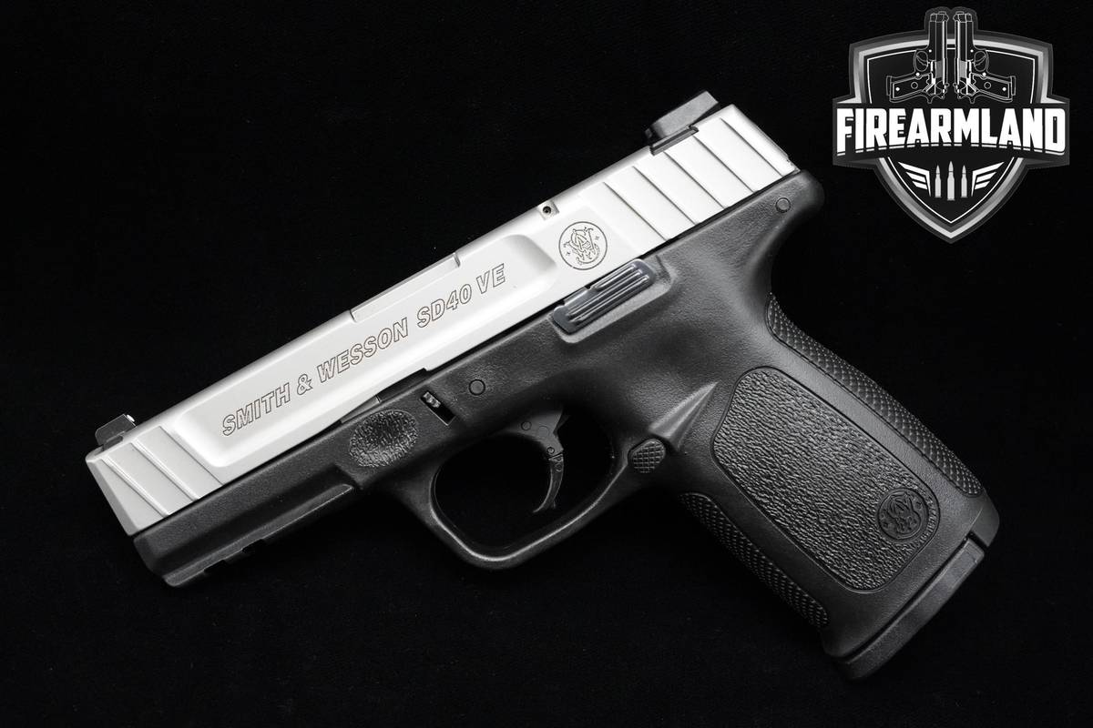 Smith & Wesson (S&W) SD40 VE Compliant 40 S&W 4" Matte Silver SD40VE 2-MAGS