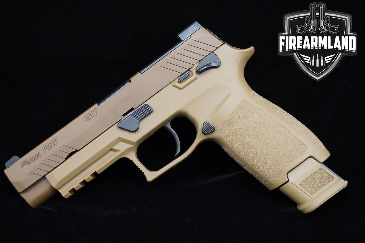 Sig Sauer P320 M17 9mm Coyote Tan Sig P-320 M-17 P320 +3 MAGS & ORIG CASE