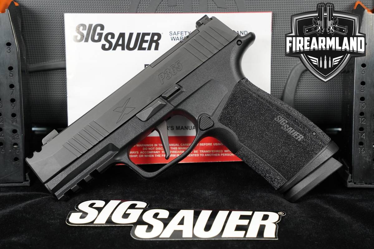 CARRY Sig Sauer P365 XMacro Comp 9mm 3.1" P-365-X +3 MAGS & ORIG CASE