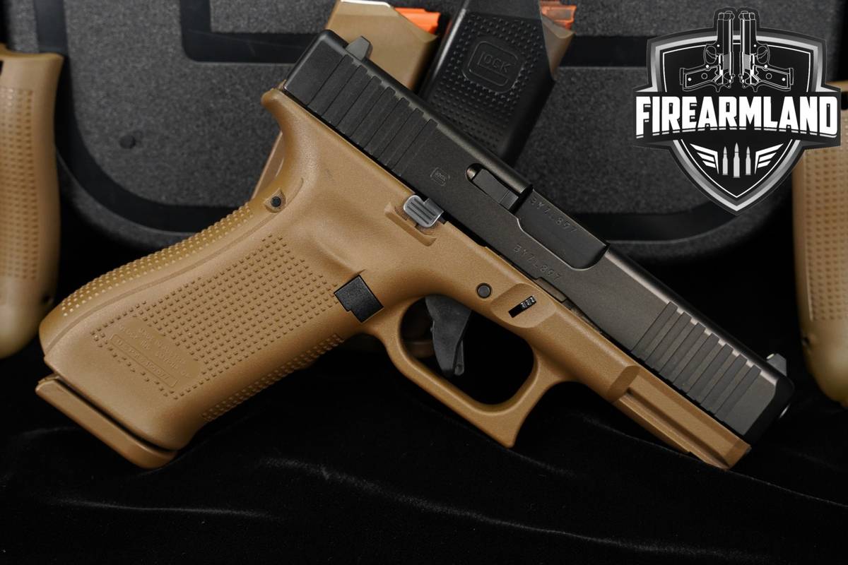 Glock 45 Gen5 G45 Gen 5 9mm 4.02 Two-Tone FDE +3 MAGS & ORIG BOX