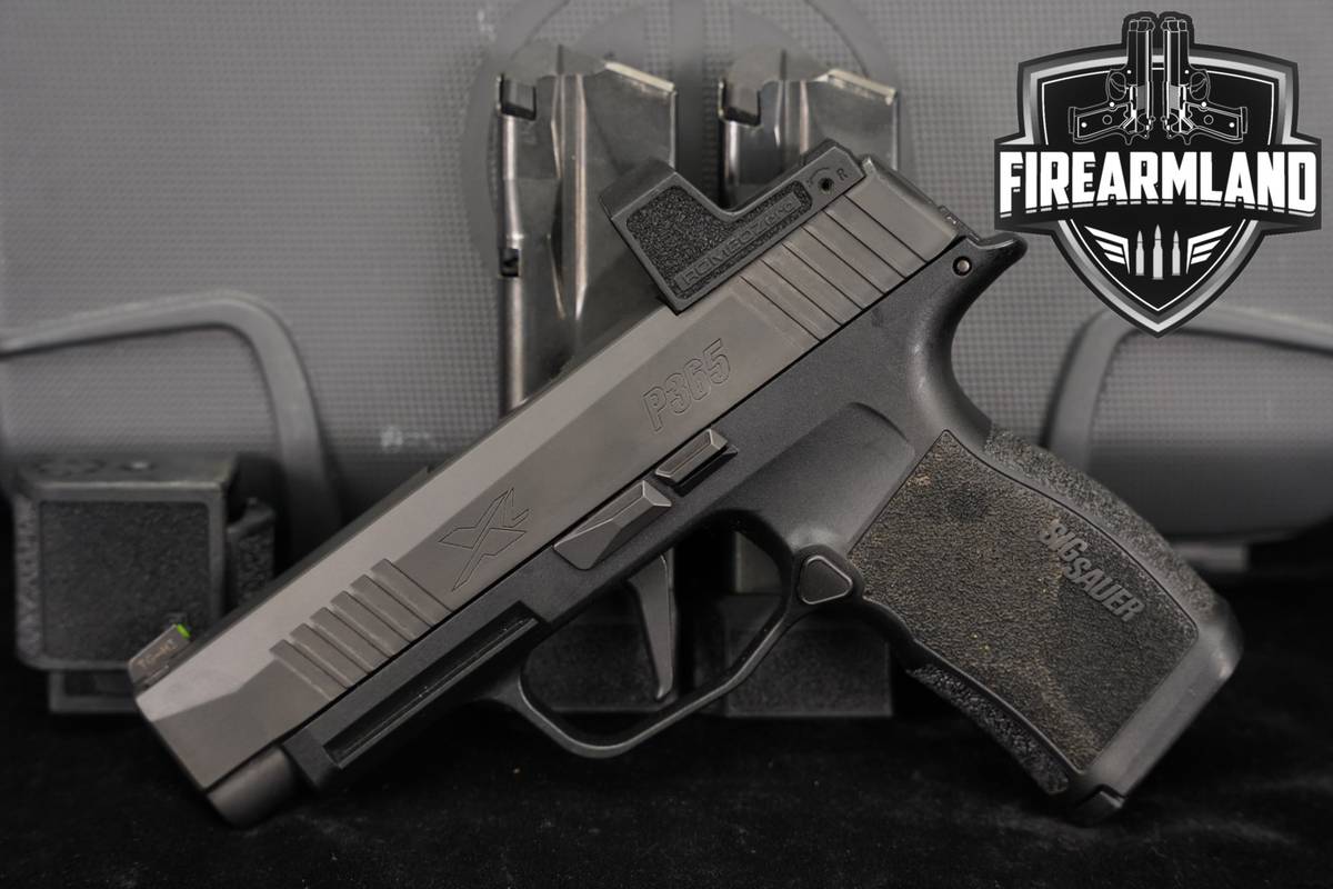 Sig Sauer P365 XL 9mm 3.7 P 365 P365XL +3 MAGS, ORIG CASE, ROMEO OPTICS