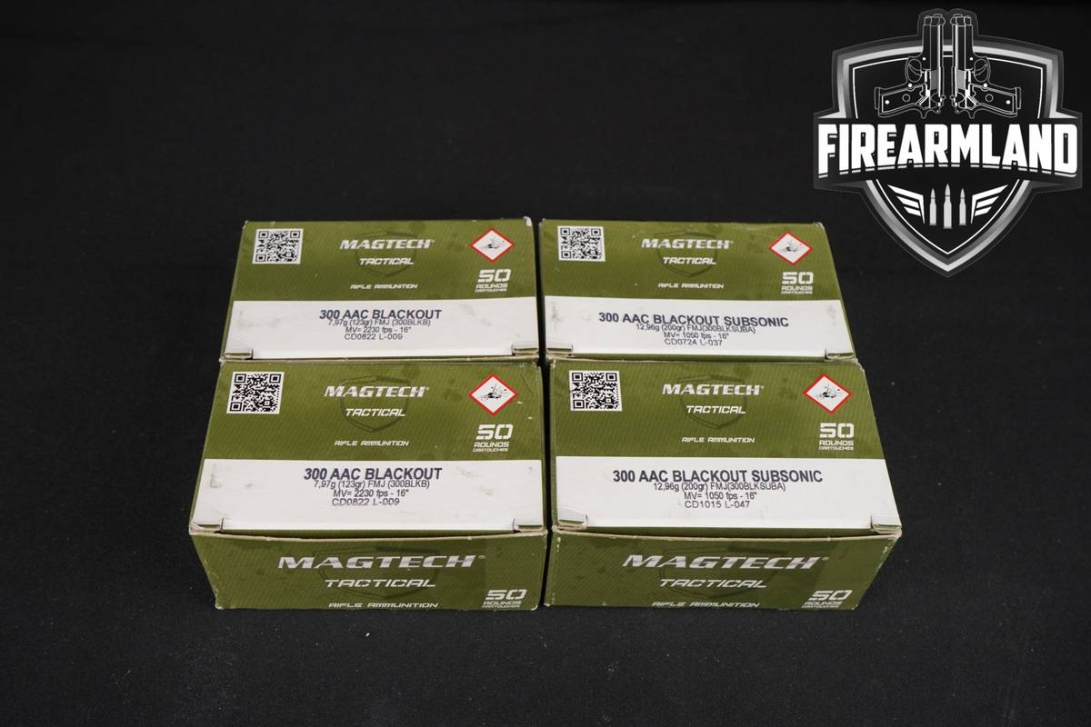 200 RDS! 300 Blackout Ammo BLK-AAC Ammunition